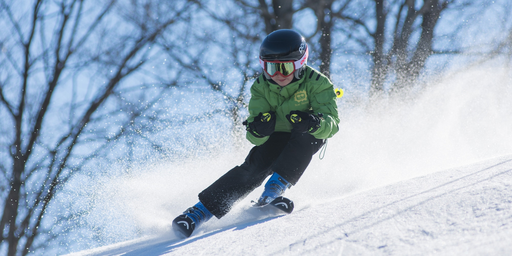 Skifahren im Winterlager des Ferienpass Sennwald